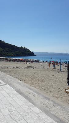 der Strand von Scilla